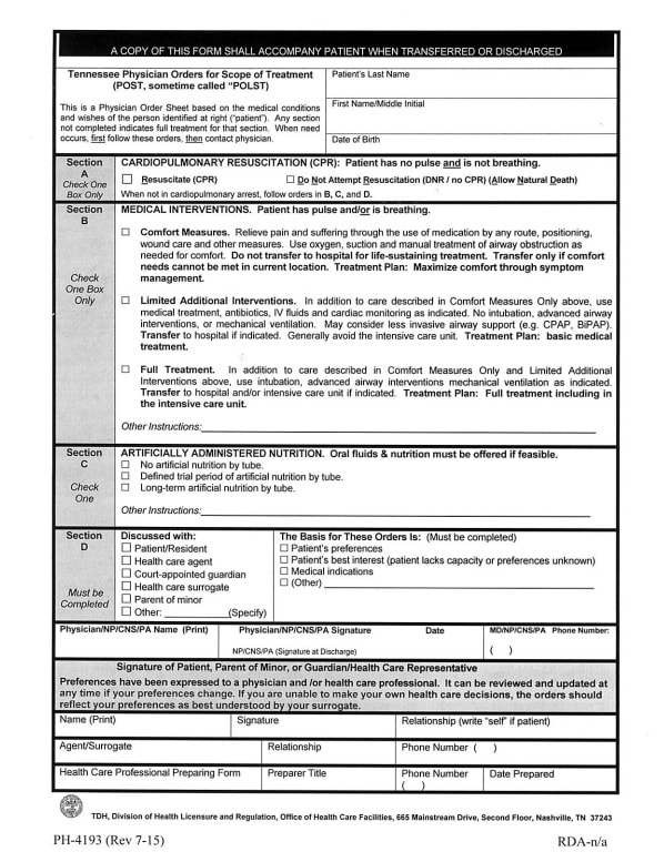 Patient Alerts Inc.POLST Registry (Physician Orders for Life